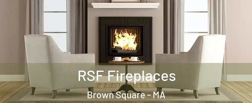 RSF Fireplaces Brown Square - MA