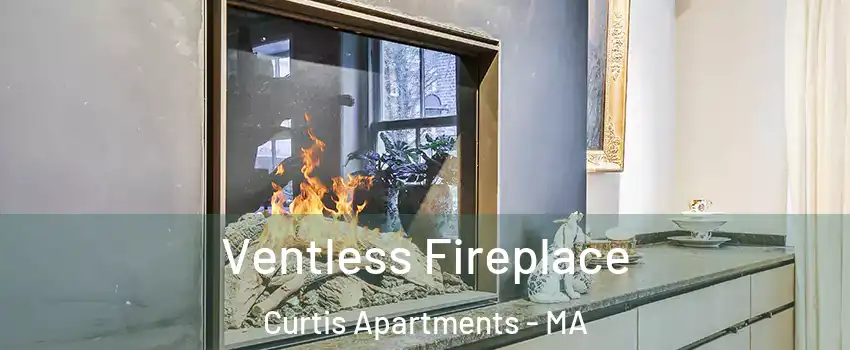 Ventless Fireplace Curtis Apartments - MA