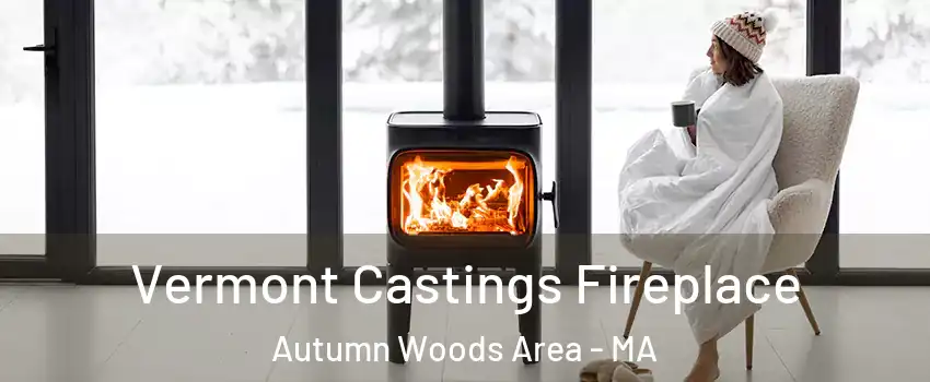 Vermont Castings Fireplace Autumn Woods Area - MA