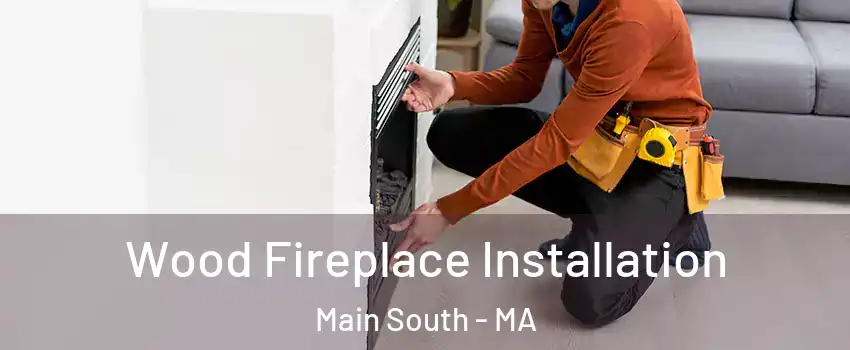 Wood Fireplace Installation Main South - MA